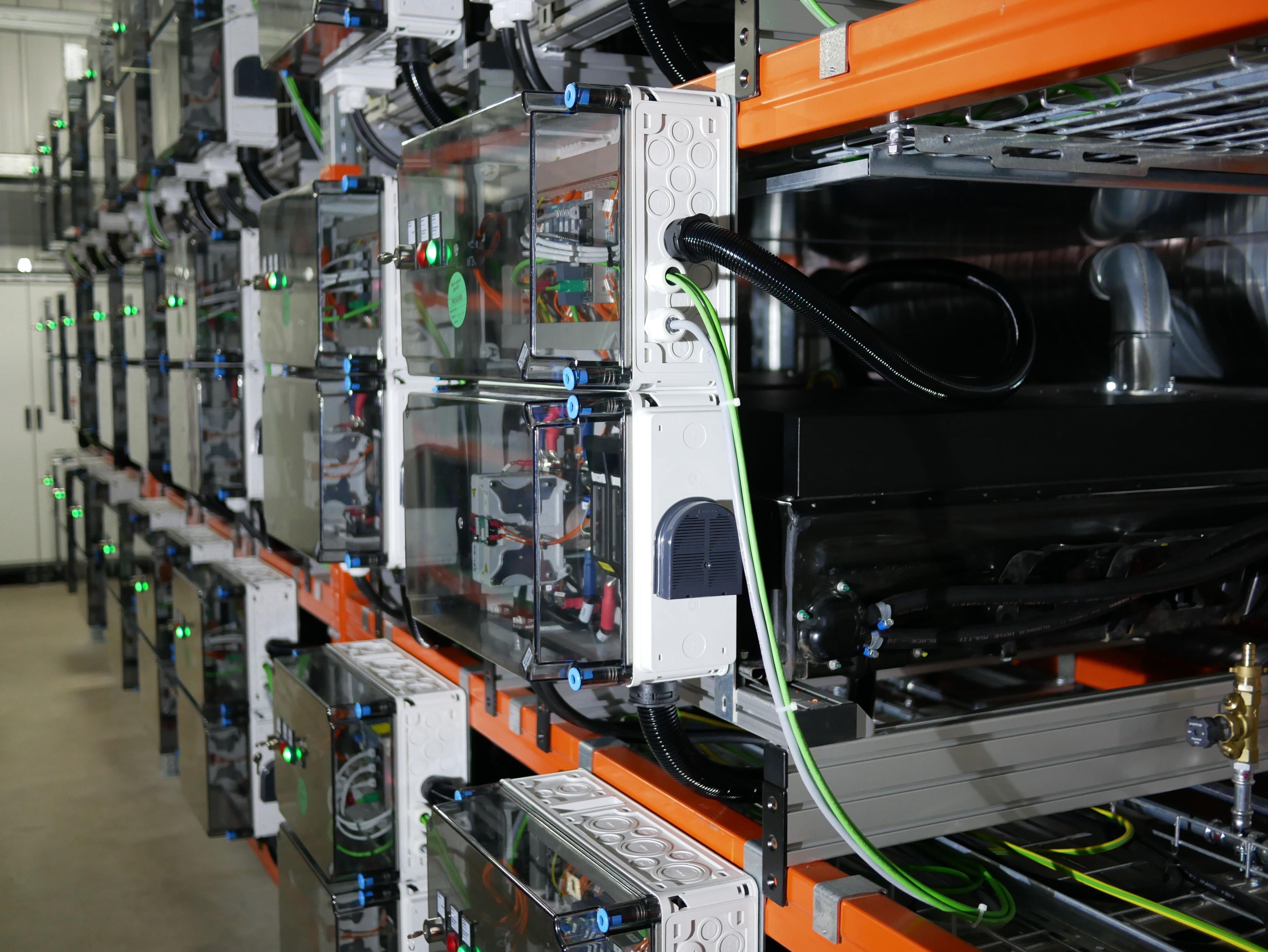 Batteriespeicher von E-Auto-Batterien