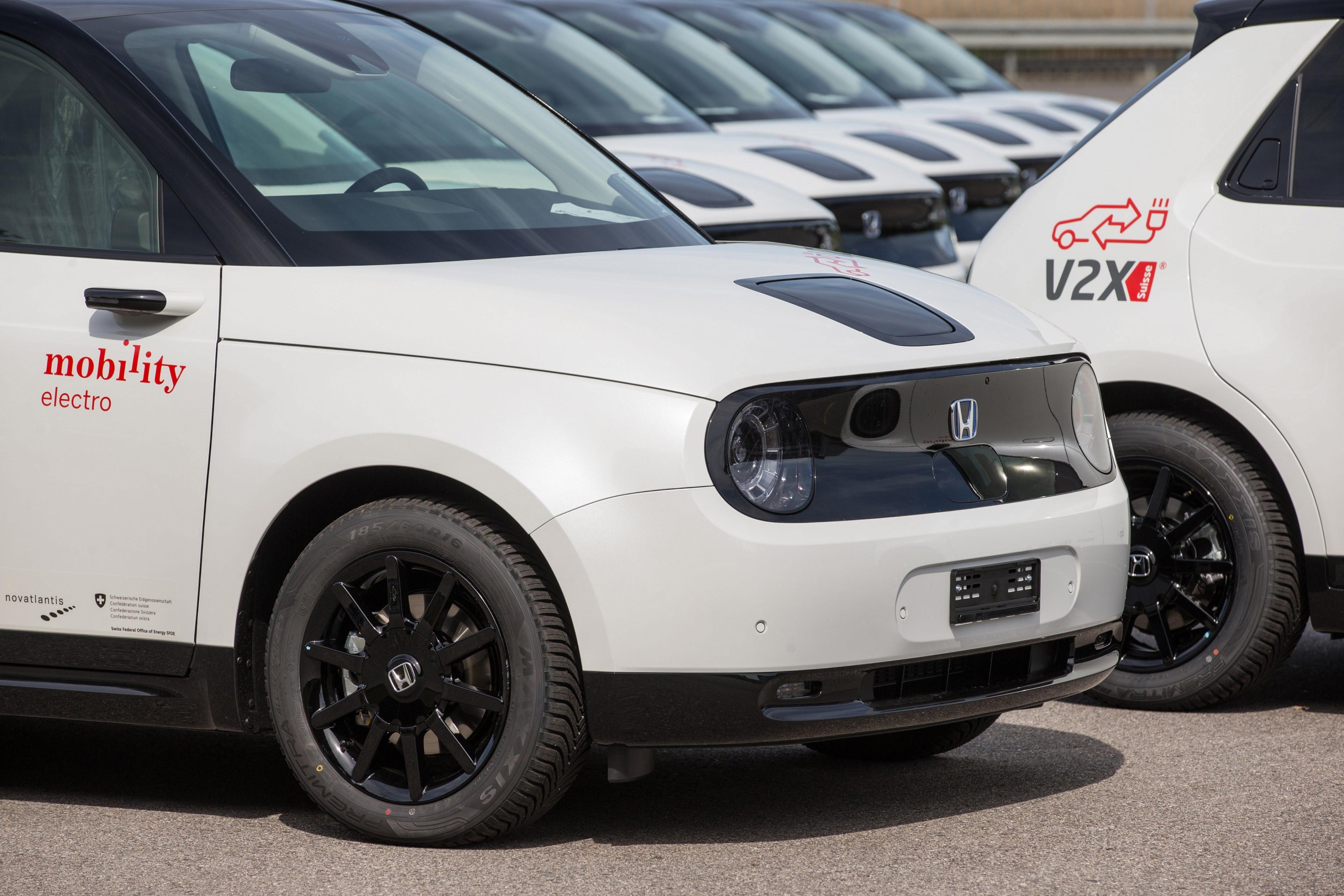 Elektroauto Honda für bidirektionales Laden