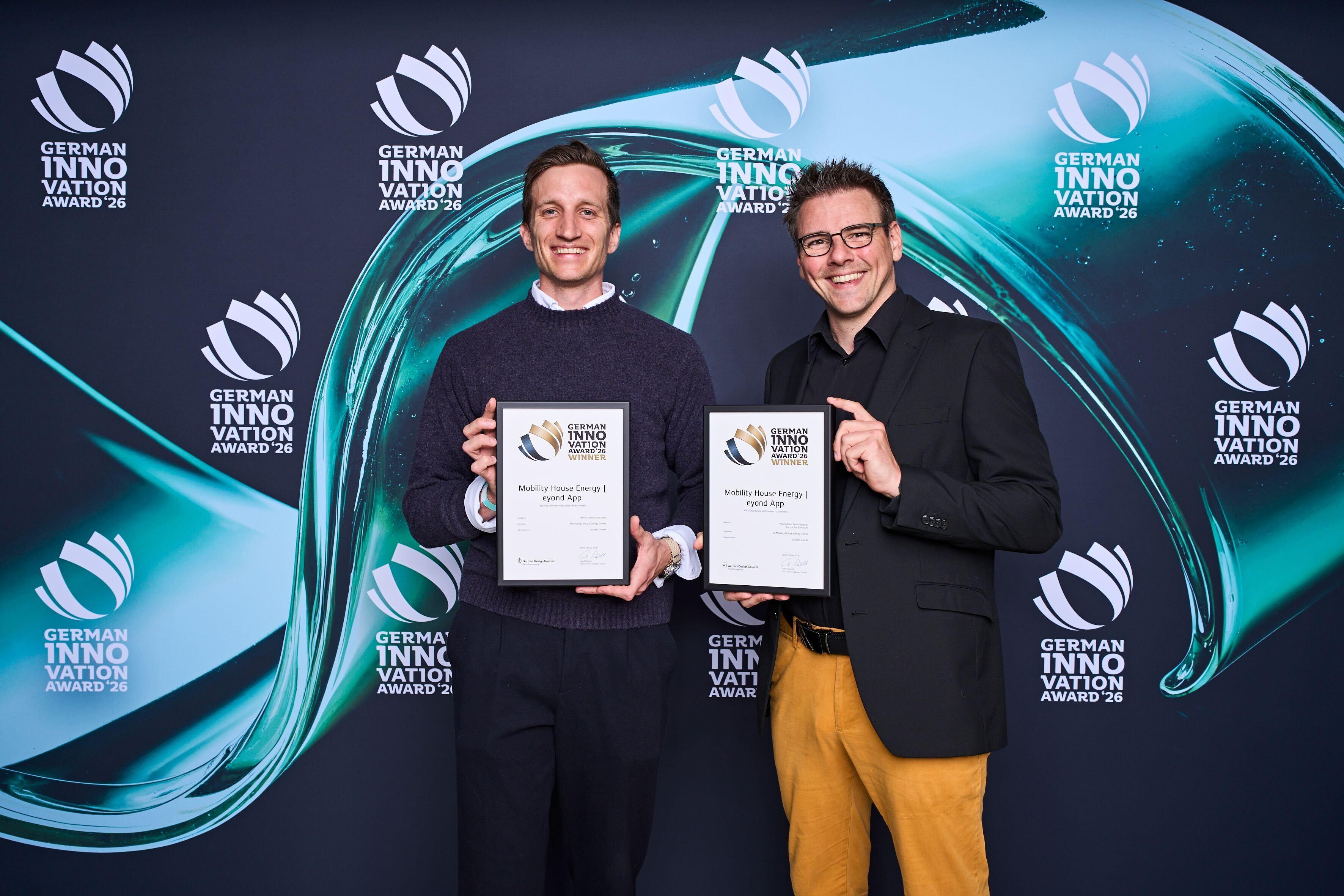 David Rossmann (The Mobility House Energy) und Anton Brass (iteratec)